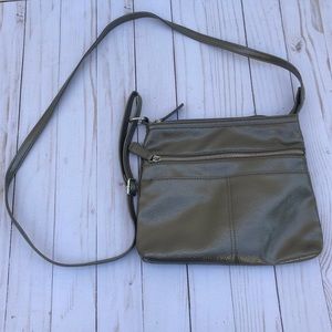 Gray Crossbody Bag